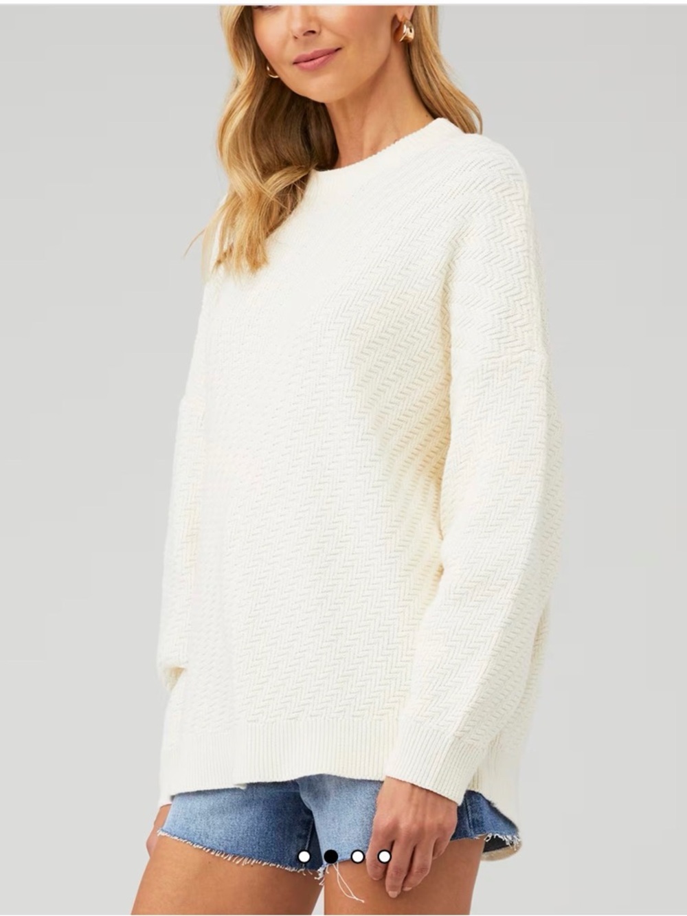 Show me your Mumu Crewneck Women's Sweater - Cream